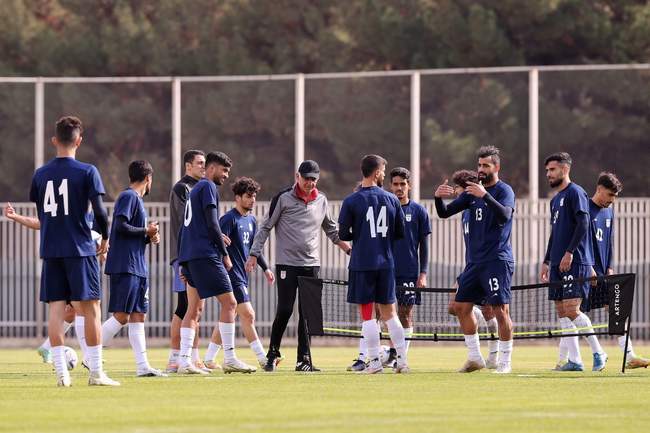 گزارش تصویری تمرین تیم ملی فوتبال ایران