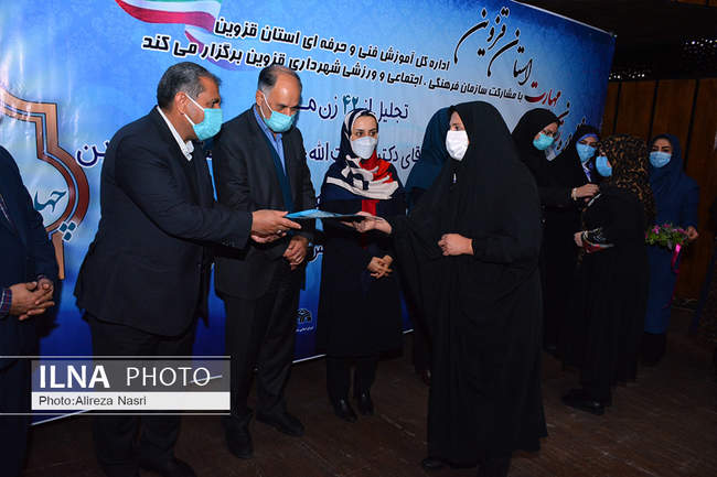 گزارش تصویری نخستین جشنواره زن و مهارت با حضور معاون وزیر کار در قزوی