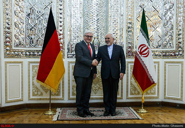 دیدار محمد جواد ظریف وزیر امور خارجه کشورمان با فرانک والتر اشتن مای�
