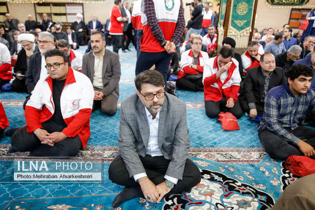 مراسم ختم مادر رئیس جمعیت هلال احمر 