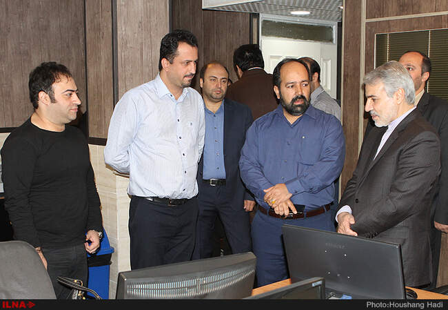 حضور محمدباقر نوبخت سخنگوی دولت در خبرگزاری کارایران( ایلنا) 