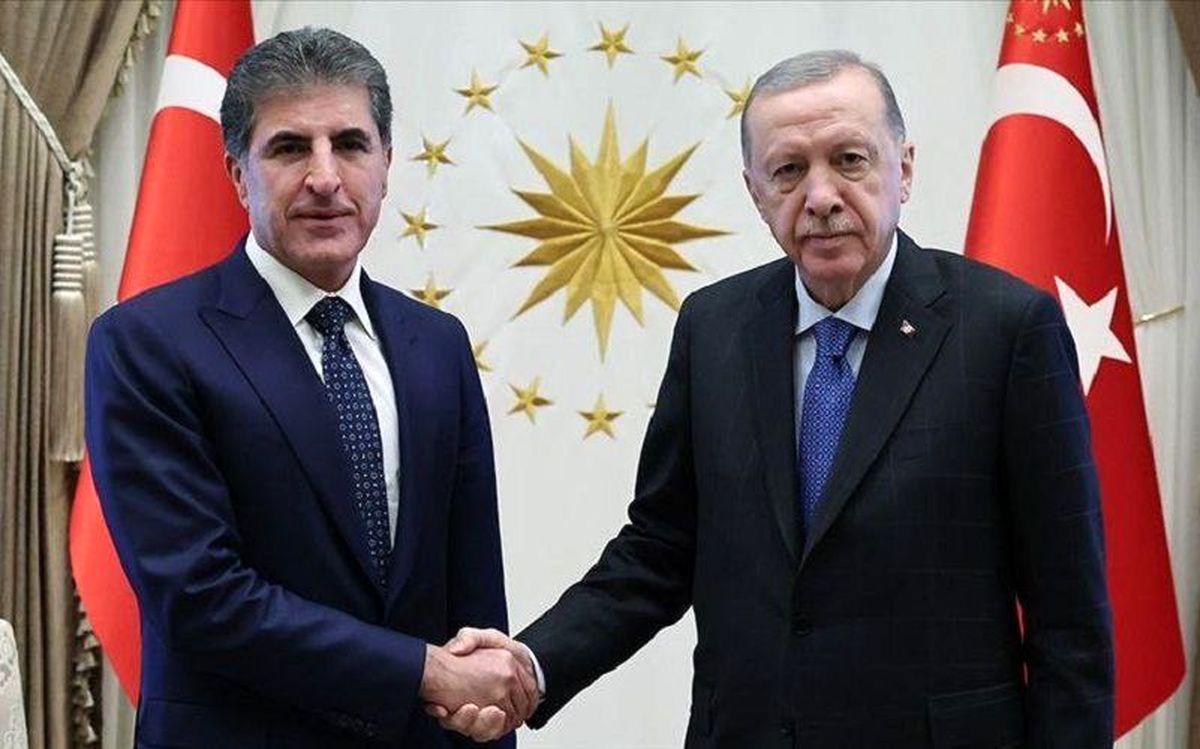 نچیروان بارزانی و اردوغان دیدار کردند
