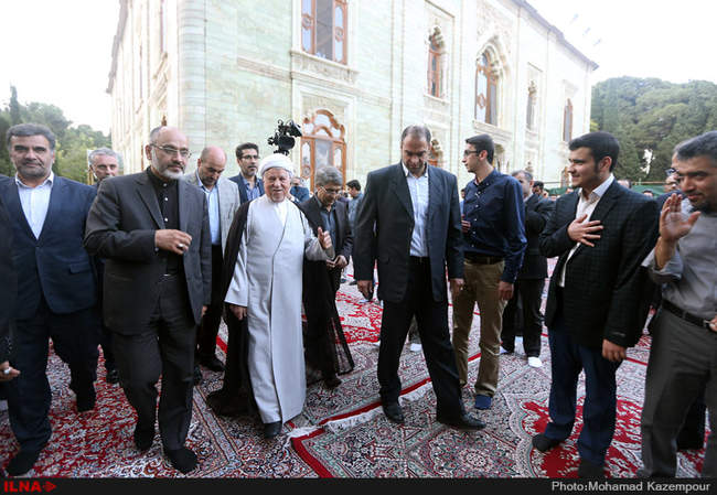 دیدار اصحاب فرهنگ، هنر و رسانه با آیت الله هاشمی رفسنجانی رئیس مجمع ت