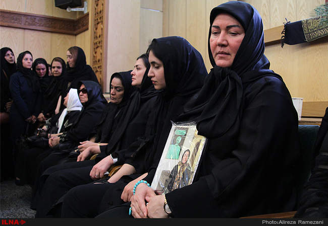 مراسم ختم بانو مهدیه الهی قمشه ای