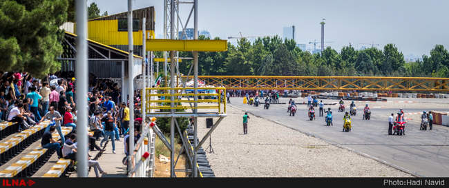 دور دوم مسابقات موتورسواری سرعت ایران