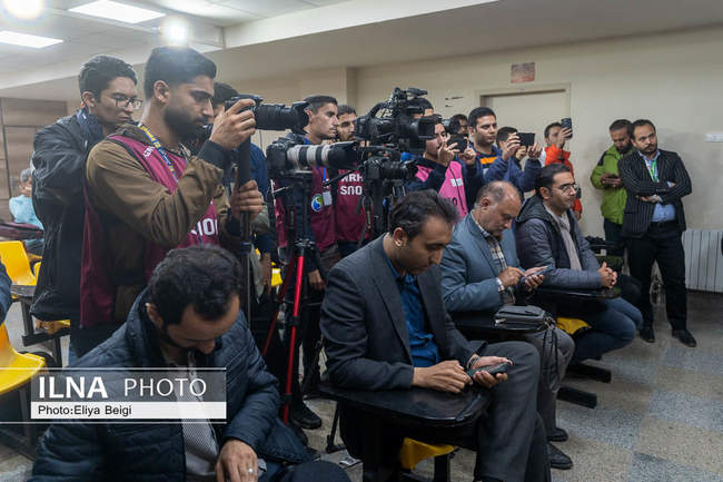 نشست خبری سرمربیان تیم استقلال تهران و شمس آذر