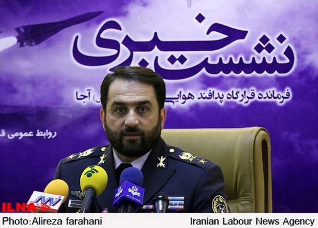 نشست خبری فرمانده پدافند هوایی خاتم‌الانبیا(ص)