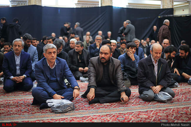 مراسم ختم فرزند احمد توکلی