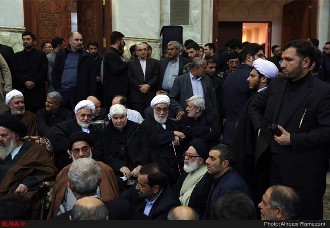 مراسم چهلمین روز درگذشت آیت‌الله اکبر هاشمی رفسنجانی