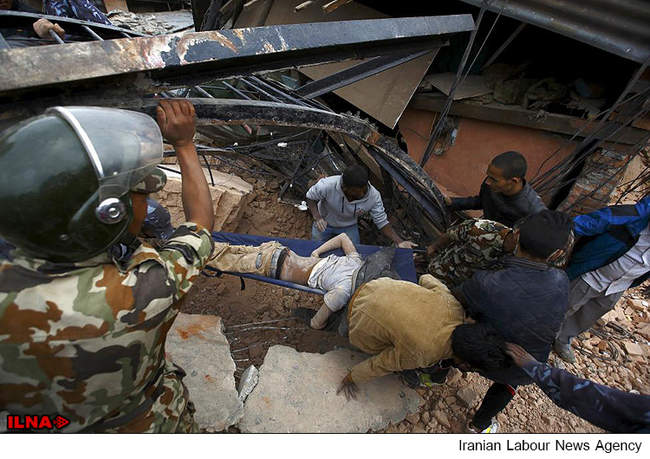 زلزله ۷.۹ ریشتری در نپال 