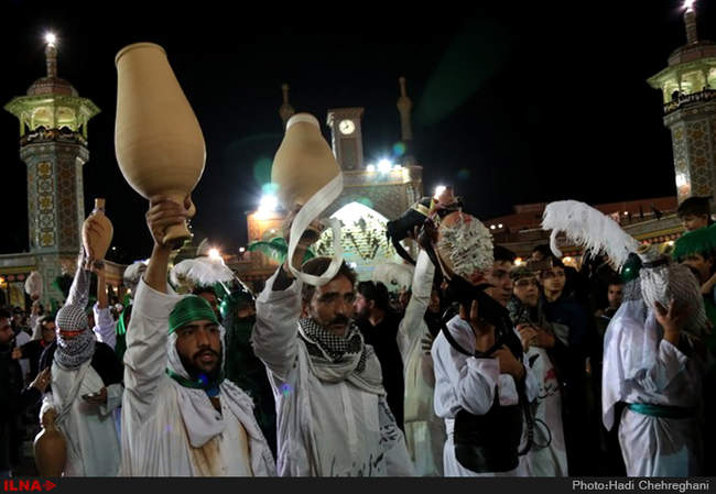 مراسم شام غریبان درحرم حضرت معصومه(س)