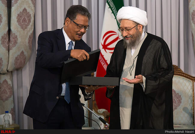 دیدار رئیس قوه قضائیه  با داتوسری افندی بن‌علی حاجی، دادستان کل کشور مالزی