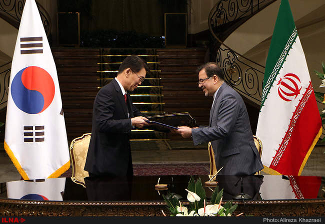 امضاء 19 یادداشت و سند همکاری بین ایران و کره جنوبی