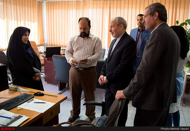 بازدید علی اصغرفانی وزیر آموزش و پرورش از ایلنا