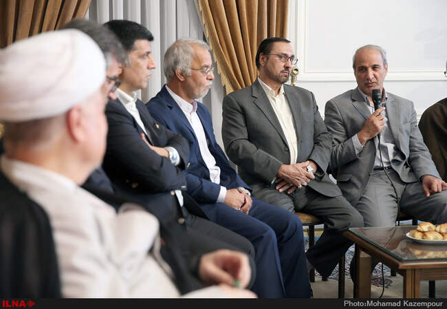 دیدار فرماندهان هشت سال دفاع مقدس با آیت الله هاشمی رفسنجانی