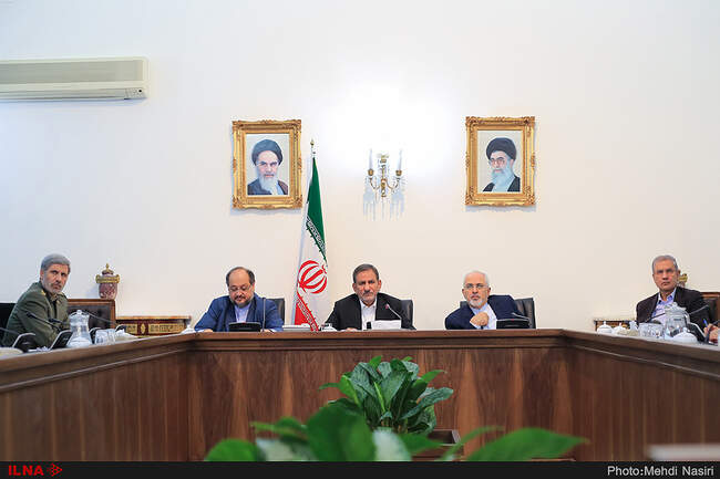 جلسه ستاد آفریقا با حضور اسحاق جهانگیری 