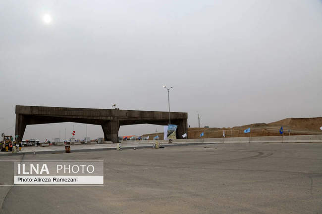 مراسم افتتاح آزادراه غدیر