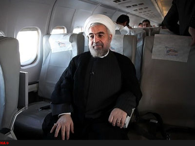 رئیس جمهور مشهد را به مقصد تهران ترک کرد