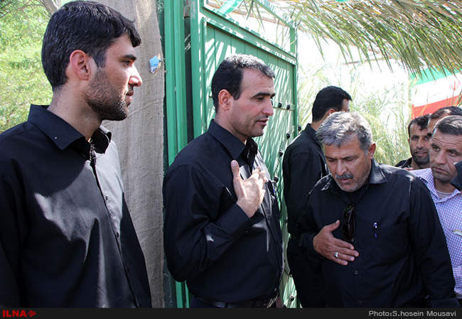 تشییع همرزم شهید چمران بر دستان عاشقان حسینی 