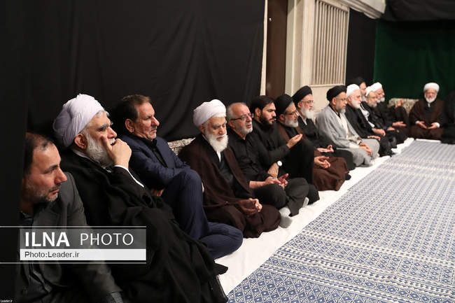 مراسم عزاداری حضرت اباعبدالله الحسین(ع) در شام غریبان با حضور مقام مع