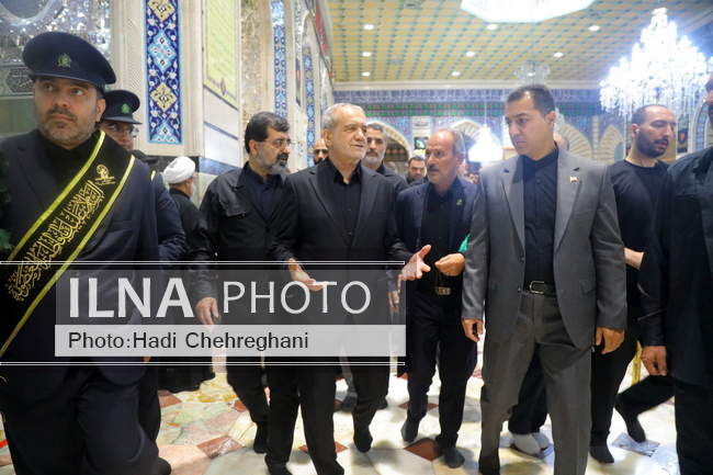 دیدار رئیس‌جمهور با علما و مراجع عظام در سفر به قم