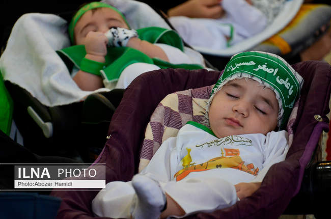  همایش شیرخوارگان حسینی در رشت