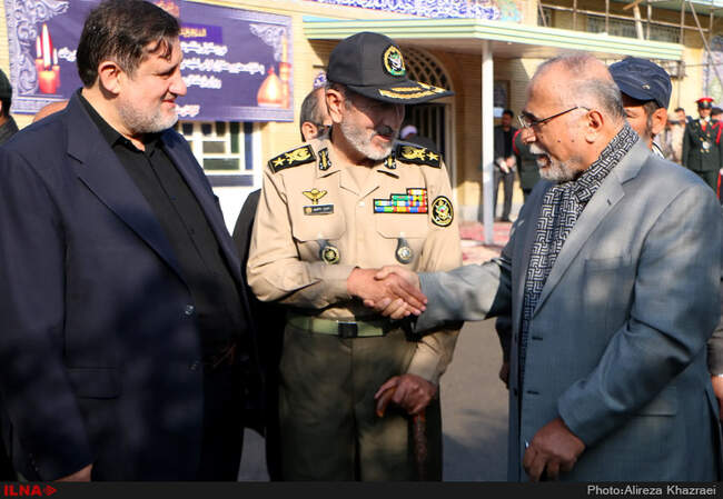 مراسم تشییع پیکر امیر سرتیپ بهرام پور