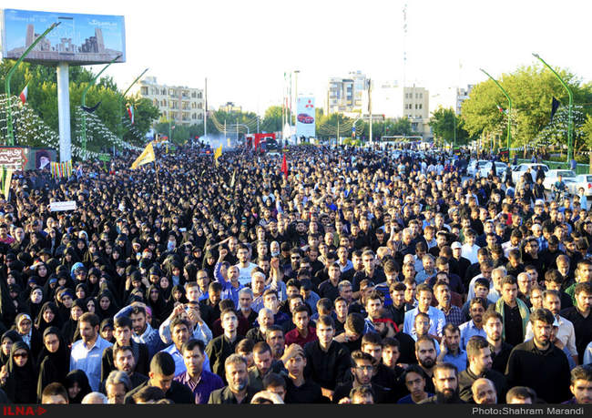 تشییع پیکر پاک 23 شهید دفاع مقدس-اصفهان