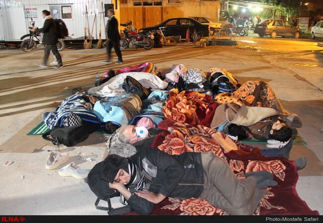 استراحت زائران در پایانه مرزی مهران/4