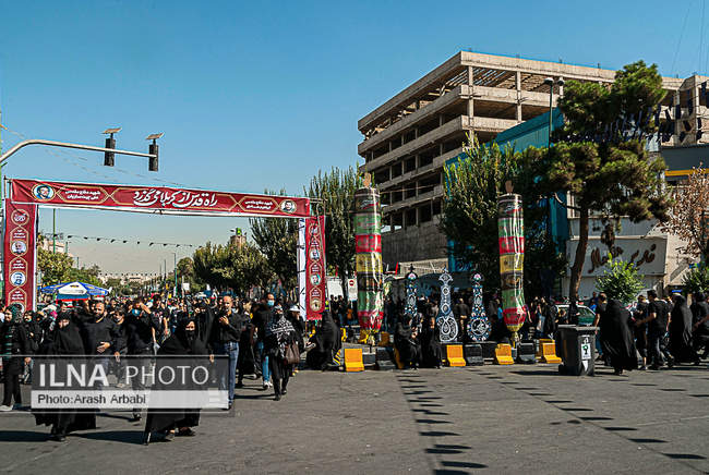 مراسم اربعین حسینی ۱۴۰۱ در شهر ری