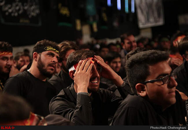 عزاداری ابااعبدالله الحسین(ع) درهیئت رزمندگان اسلام قم