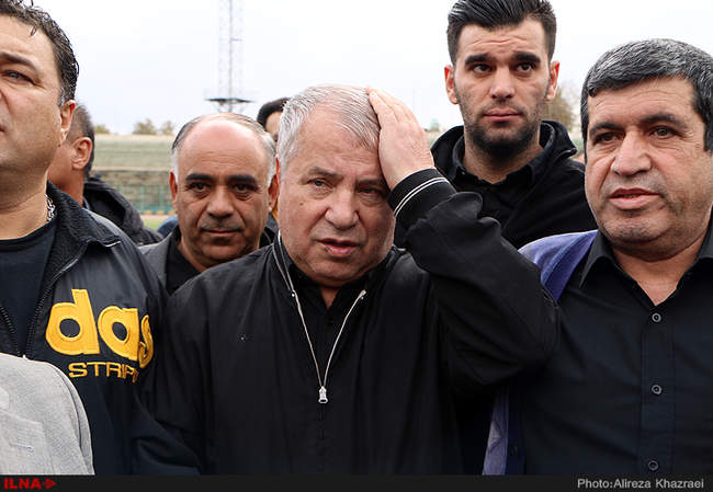 مراسم تشییع زنده یاد منصور پورحیدری