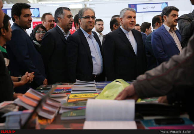 حضور  سید رضا صالحی امیری وزیر فرهنگ و ارشاد در سی‌‌اُمین نمایشگاه بین‌المللی کتاب تهران 
