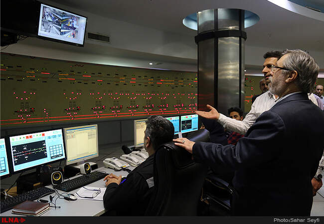 بازدید سرخو از شرکت بهره برداری مترو تهران