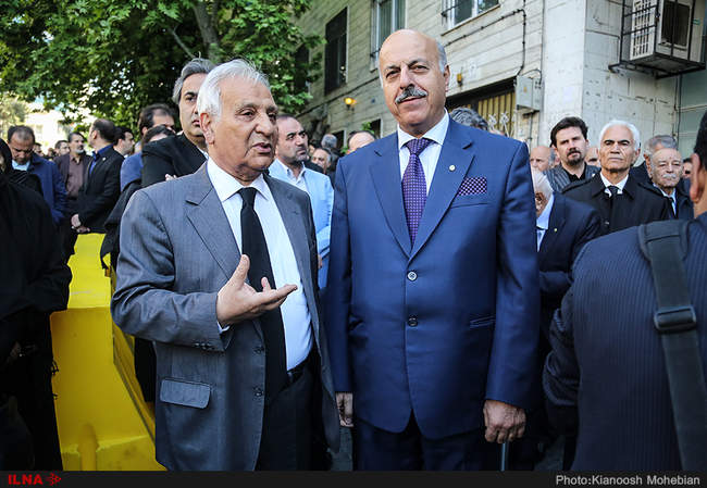 مراسم تشییع پیکر بهمن کشاورز