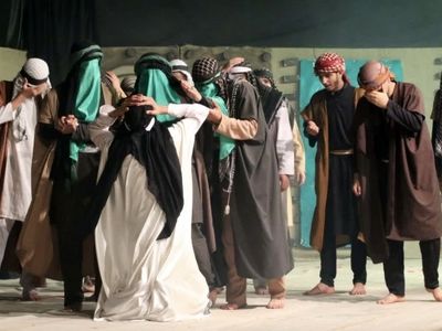 نمایش مذهبی پدرخاک در کمالشهر کرج به روی صحنه می رود 