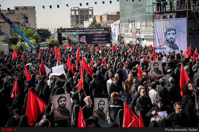 گزارش تصویری مراسم تشییع پیکر شهید حججی 