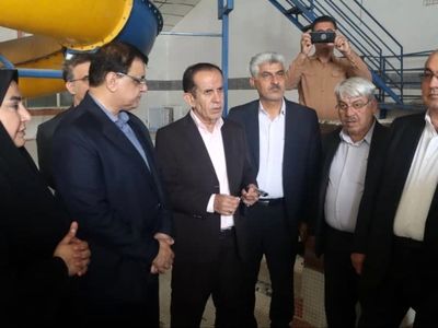 بهسازی استخر کارگران کازرون کلید خورد