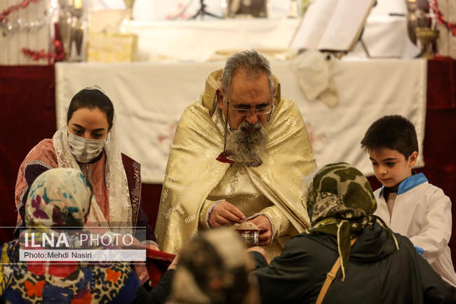 مراسم تولد و غسل تعمید عیسی مسیح