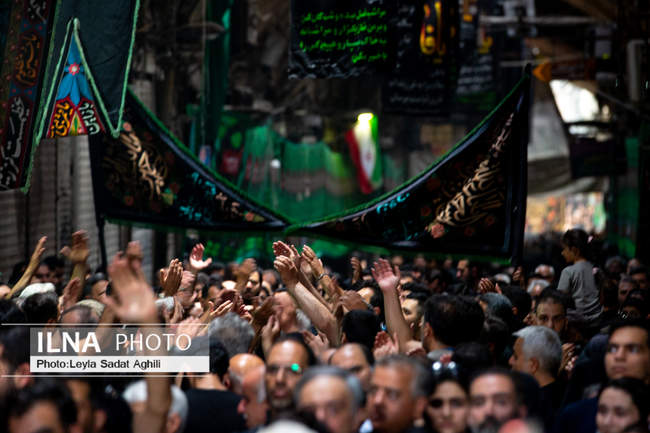 عزاداری تاسوعای حسینی در بازار تهران