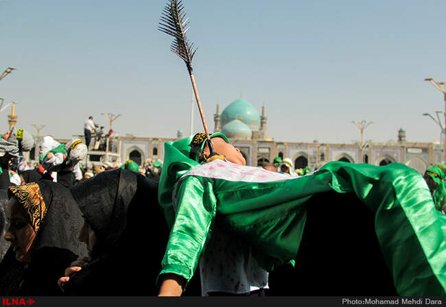  مراسم شیرخوارگان حسینی (حرم مطهر رضوی)