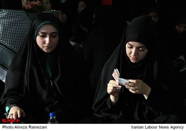 مراسم وداع با پیکرهای مطهر شهدای غواص