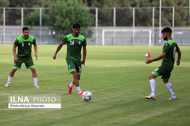 تمرین تیم ملی فوتبال
