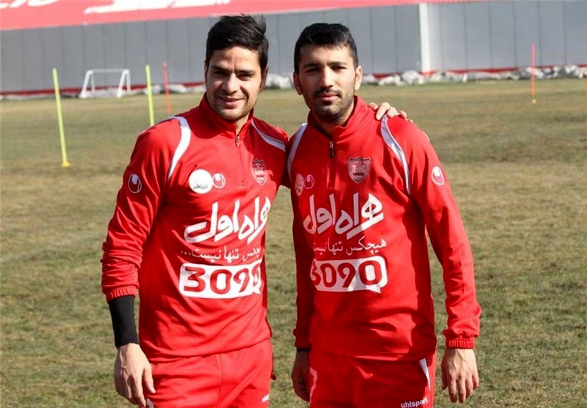 رقابت مسلمان و کامیابی‌نیا در تمرینات پرسپولیس 