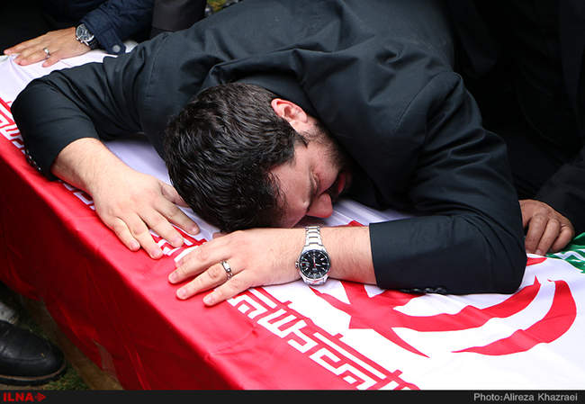 مراسم تشییع زنده یاد منصور پورحیدری