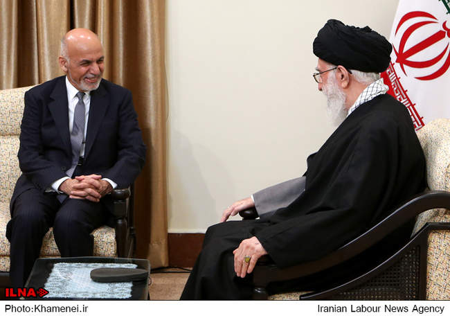 دیدار رئیس جمهور افغانستان با رهبر معظم انقلاب