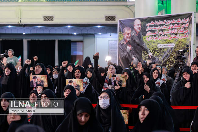 گرامیداشت اولین سالگرد شهادت سپهبد پاسدار حسین سلامی