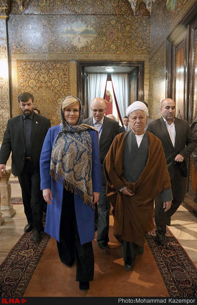  دیدار رئیس جمهور کرواسی با آیت‌الله هاشمی رفسنجانی