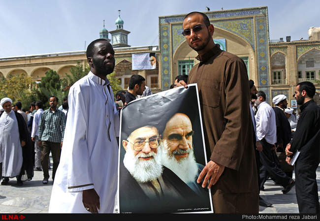  تجمع روحانیون و طلاب حوزه علمیه قم در اعتراض به حادثه منا