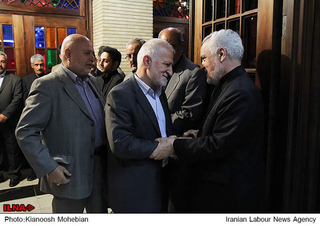 مراسم ترحیم همسر محمدرضا رحیمی